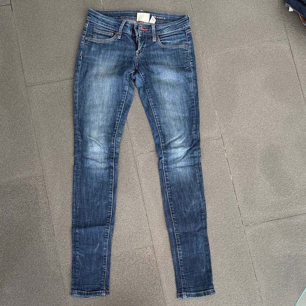 Mango Dark Blue Skinny Jeans